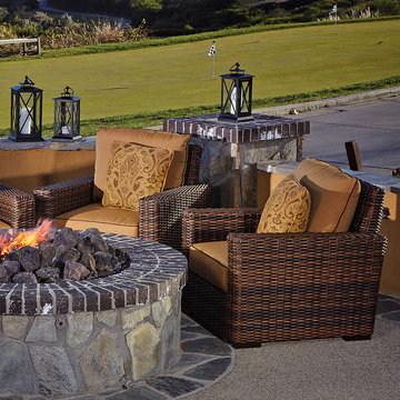 Outdoor Wicker Club Chair