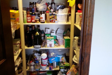 Kitchen Pantry and Home Office Before and After