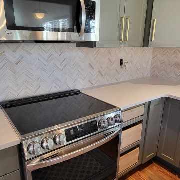 Herringbone Backsplash