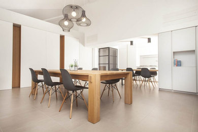 Immagine di una sala da pranzo design