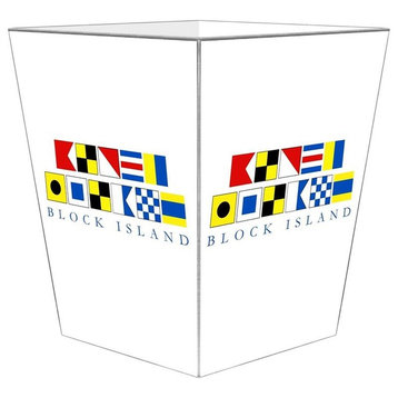 WB8578, Nautical Flags Wastepaper Basket