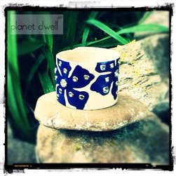 PlanetDwell Leather Cuffs - Artwork