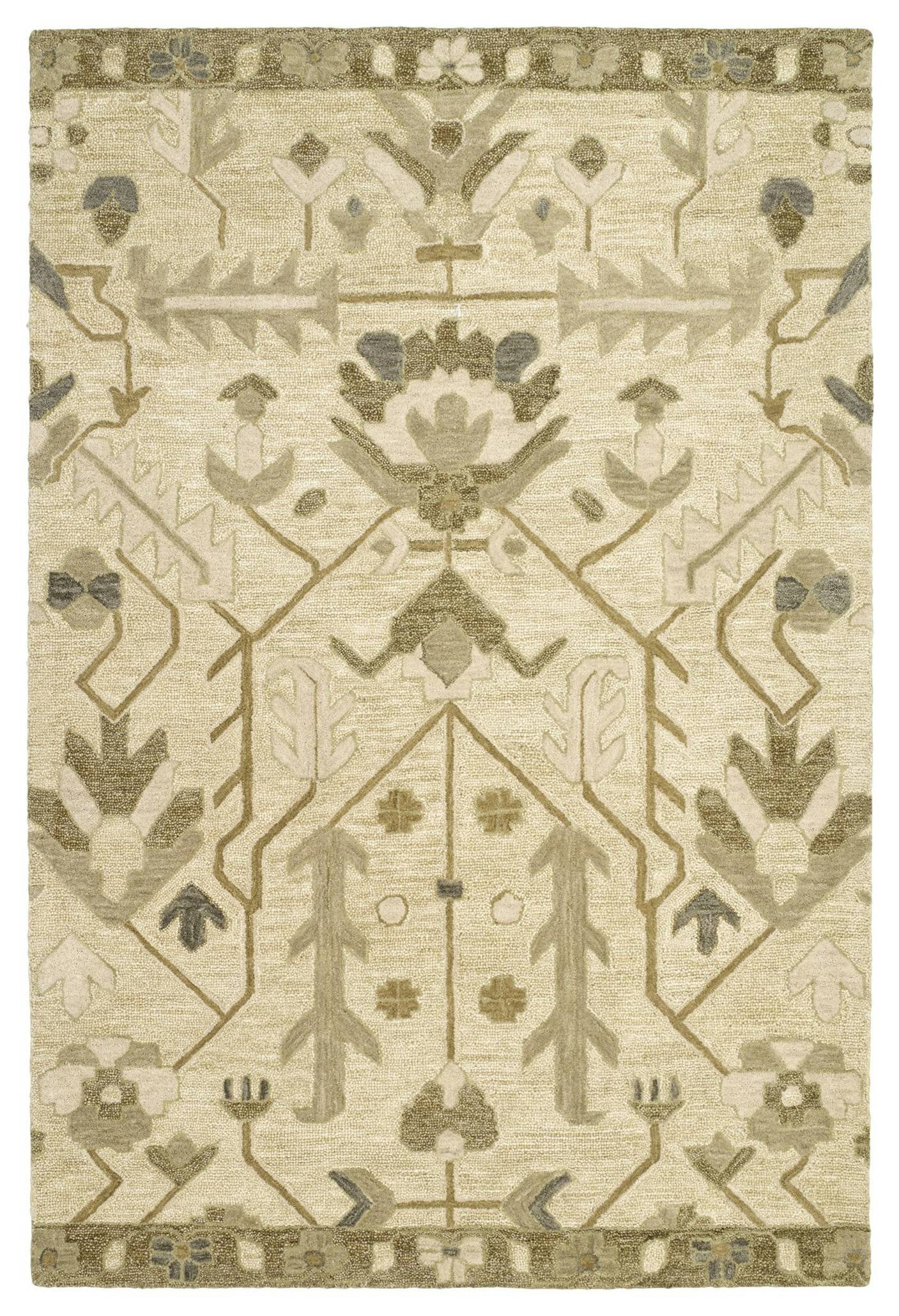 Kaleen Brooklyn Collection Rug, Olive, 7'6