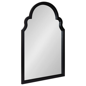 Hogan Arch Framed Mirror, Black, 24x36