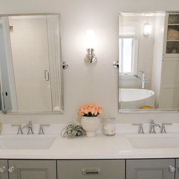 Clean and Tranquil Master Bathroom