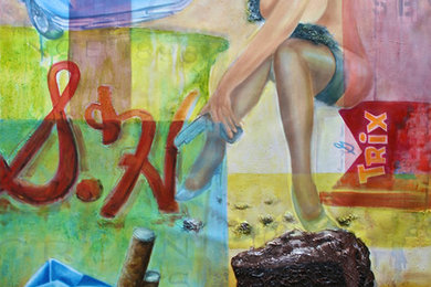 Cake 40" x 60" oil on canvas