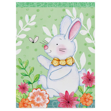 Valarie Wade 'Bunny And Butter' Canvas Art, 32"x24"