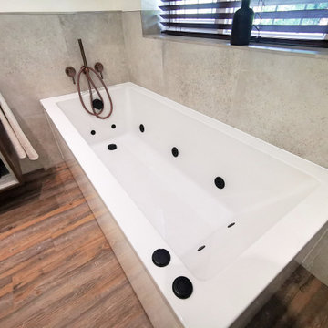 Rustic tranquil bathroom