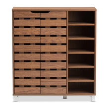 Shoe storage by door
