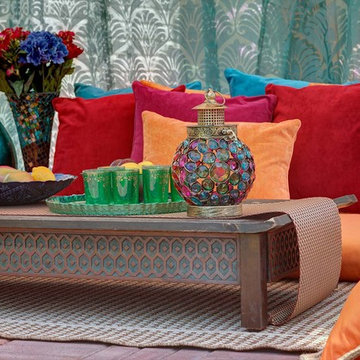Outdoor Living:Moroccan retreat