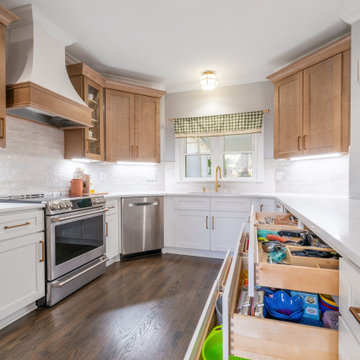 Custom Kitchen Storage with Deep Drawer Organization