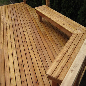 Tight Knot Cedar Deck
