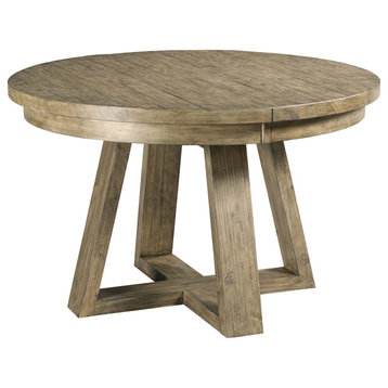 Kincaid Plank Road Button Dining Table, Stone, 706-701S