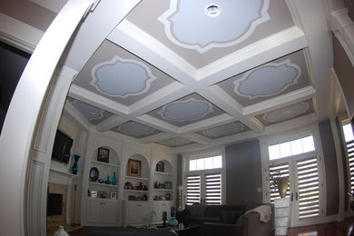 Eclectic family room photo in Indianapolis