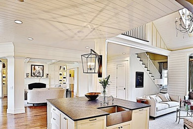 Inspiration for a contemporary living room remodel in Sacramento