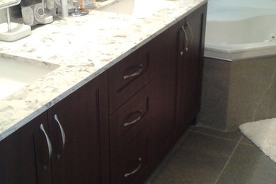 Example of a trendy bathroom design in Toronto