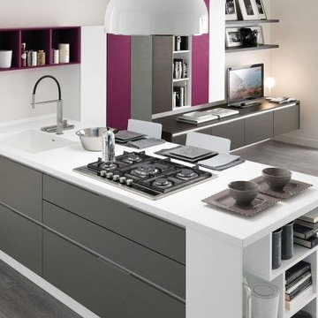 Modern Italian Custom Made Kitchens by LUBE