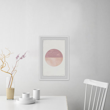 "Rose Moon" Framed Painting Print