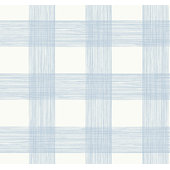 Cute Blue Check Pattern Design Wallpaper for Kids Room Customised   lifencolors