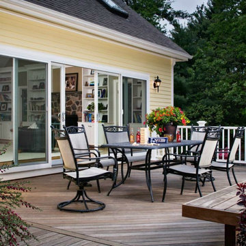 Pressure Treated Deck with Hot Tub