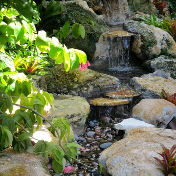 Fort Lauderdale Backyard Waterall