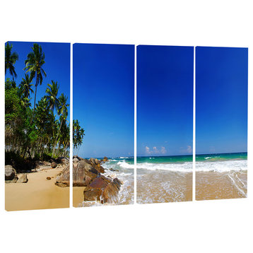 "Tropical Paradise" Canvas Print, 4 Panels