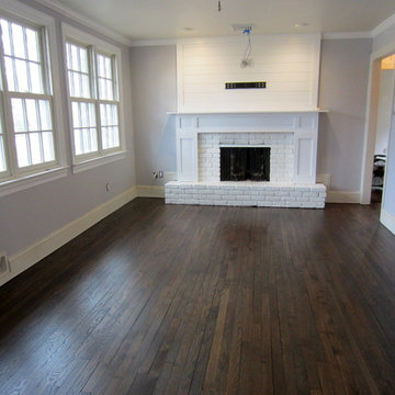 EAST HAMPTON: NEW INSTALL & FLOOR RESTORATION - JACOBEAN STAIN/TRAFFIC HD POLY
