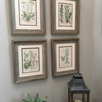 Original Vintage Botanical Prints Framed