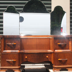 Art Deco Tri Fold Mirror Vanity-1920s - Products
