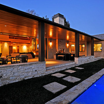 Contemporary Custom Home with Asian Influence
