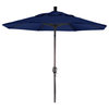 7.5 Foot Sunbrella Aluminum Crank Lift Push Tilt Market Umbrella, Bronze Pole
