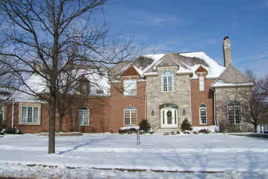 Traditional exterior home idea in Chicago