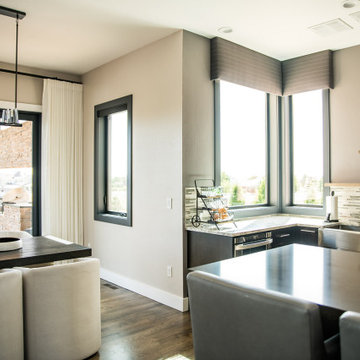Roller Shades, Cornices and Drapery