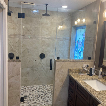 Residential Glass Stair Case