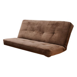 5000 Series Futon Mattress with premium Cover in Viva Mocha - Futon Mattresses