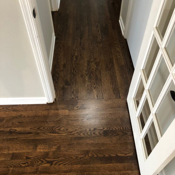 Medium Brown Hard Wood Floors