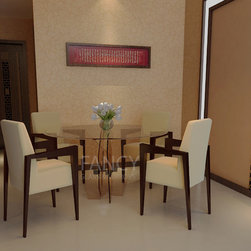 VEGA GLASS DINING TABLE - Furniture
