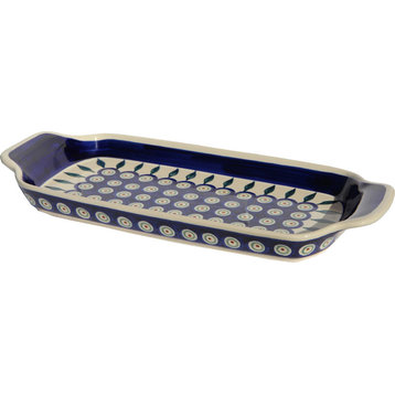 Polish Pottery Bread Tray, Pattern Number: 56