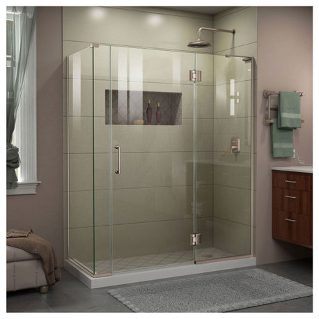 DreamLine E32806530R Unidoor-X 72"H x 58-1/2"W x 30-3/8"D Right - Brushed