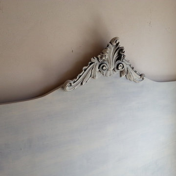 Particolare finitura shabby chic