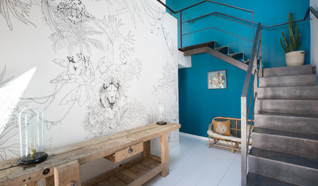 Houzzbesuch: Starke Farben und eine echte Wandzeichnung in Paris