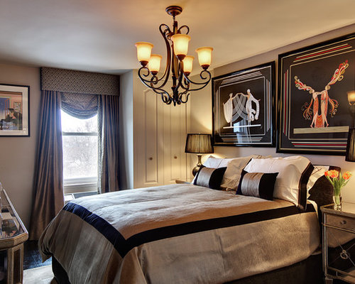 Best Black And Gold Bedroom Design Ideas & Remodel Pictures | Houzz