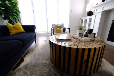 Example of an eclectic home design design in Atlanta