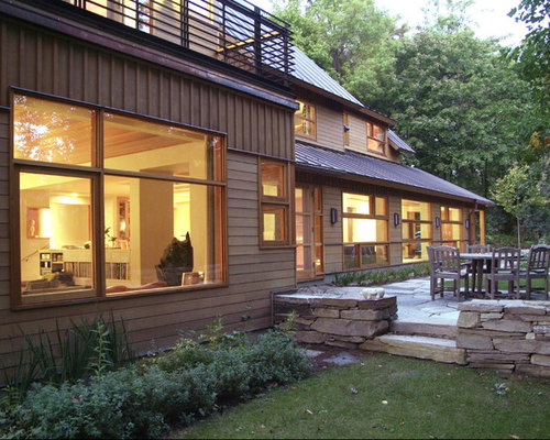 Brown Cedar Siding | Houzz