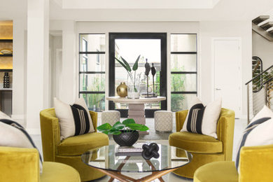Inspiration for a large contemporary home design remodel in Las Vegas