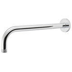 Speakman - 12" Wall-Mounted Rain Shower Arm and Flange, Polished Chrome - Featuring a clean, minimalistic design, the Speakman S-2571 Wall-Mounted Rain Shower Arm and Flange is perfect for any modern bathroom. It's extended, 12-inch frame was specifically crafted to coordinate with our signature Rain Shower Heads, ensuring the best performance imaginable. The Rain Shower Arm and Flange is constructed entirely of brass to provide exceptional durability.