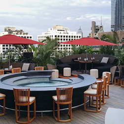 Azul Restaurant - Bali Mandira - Outdoor Bar Furniture