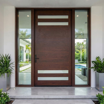 Pivot Entry Door for a Luxury Residence on Walsingham Road, Florida