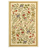 Safavieh Chelsea Hk210A Floral Rug, Ivory, 4'0"x4'0" Round