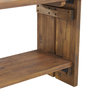 Alaterre Furniture Bethel Acacia Wood 40"W Bench and Coat Hook with Shelf
